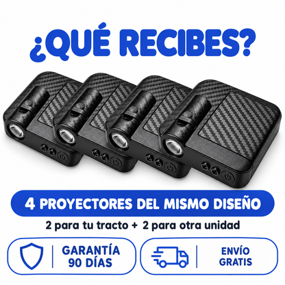 Proyector de puerta que presume tu tráiler